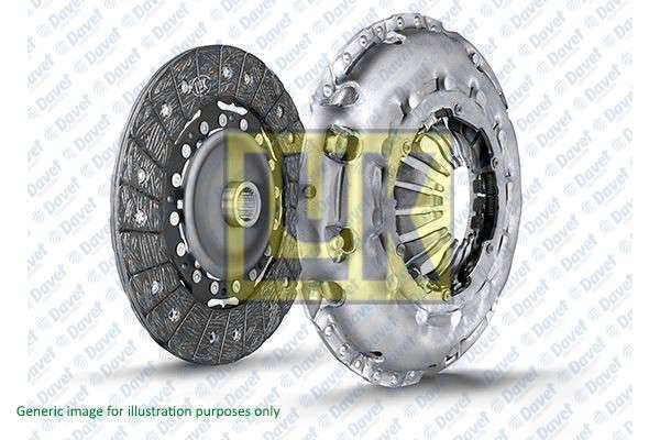 LUK 622316009 Debriyaj Seti Rulmansiz 220mm Astra J 1.4t Meriva 1.4 2010-> Iki Diskli Volana Sahip Motor Icin